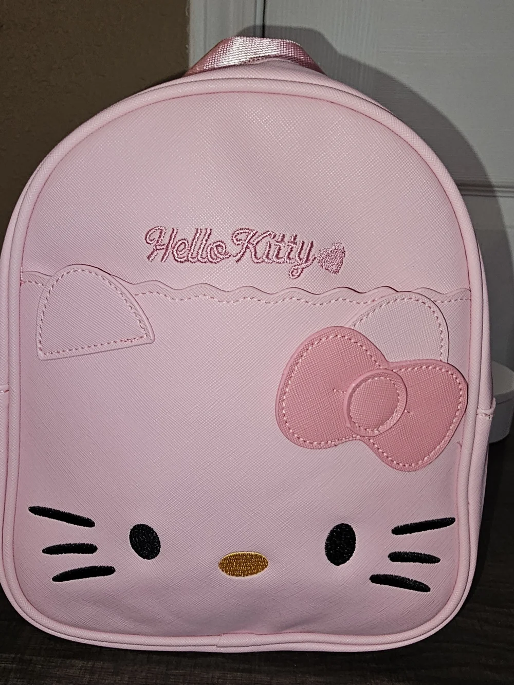 Hello Kitty Light Pink Kids Backpack with Bow Accent